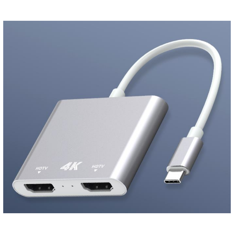 SOSav Adaptateur Double HDMI Vers USB C