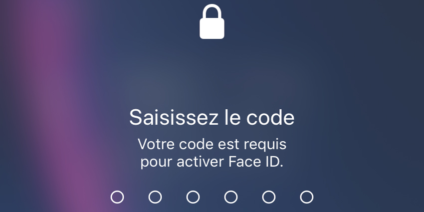 Face ID requis
