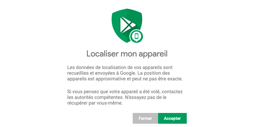 localiser mon smartphone android
