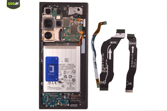 Guide photos remplacement connecteur de charge Galaxy S24 Ultra (Etape 7 - image 5)