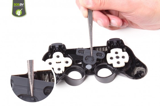 Guide photos remplacement boutons start, select et playstation Manette Dualshock 3 (Modèle Sixaxis) (Etape 7 - image 2)