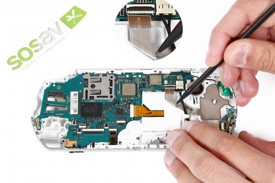 Guide photos remplacement lecteur umd PSP 3000 (Etape 38 - image 2)