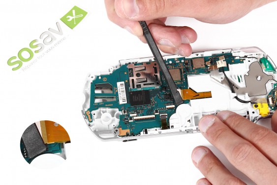 Guide photos remplacement lecteur umd PSP 3000 (Etape 44 - image 4)