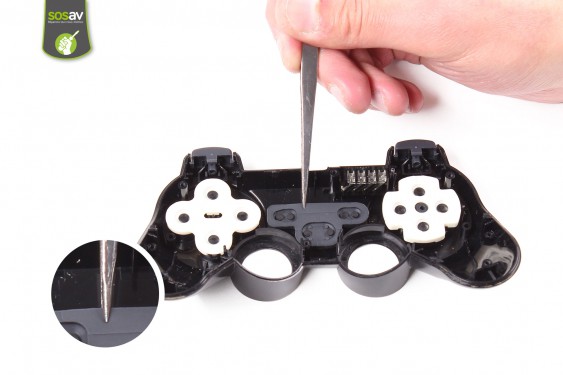 Guide photos remplacement boutons start, select et playstation Manette Dualshock 3 (Modèle Sixaxis) (Etape 7 - image 1)