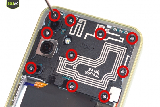 Guide photos remplacement batterie Galaxy A35 (Etape 4 - image 1)