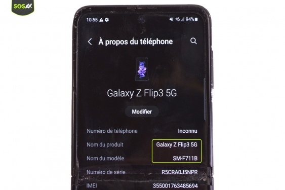 Guide photos remplacement batteries Galaxy Z Flip3 (Etape 1 - image 1)