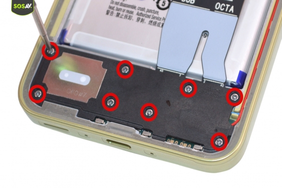 Guide photos remplacement ecran seul Galaxy A35 (Etape 5 - image 1)