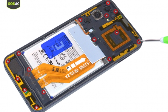 Guide photos remplacement bloc écran  Galaxy A25 5G (Etape 4 - image 1)