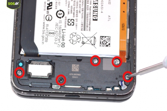 Guide photos remplacement batteries Galaxy Z Flip3 (Etape 7 - image 1)