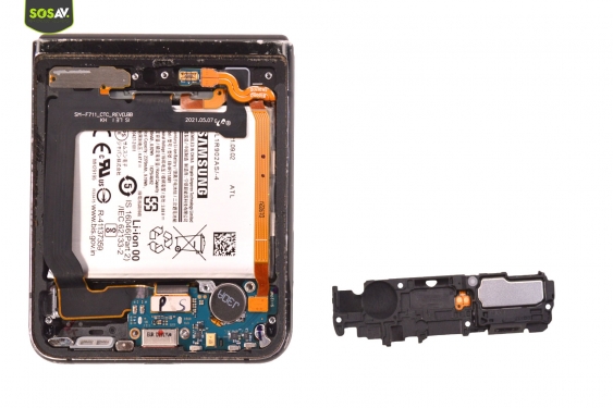 Guide photos remplacement batteries Galaxy Z Flip3 (Etape 7 - image 3)