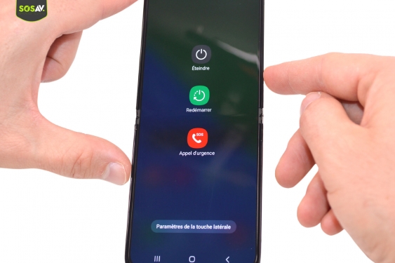 Guide photos remplacement bloc écran Galaxy Z Flip3 (Etape 1 - image 2)