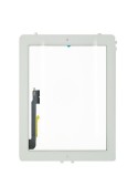 Vitre tactile blanche avec bouton home - iPad 3 Blanc - Photo 1