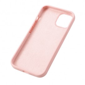 Coque en silicone iPhone 11 Pro intérieur en microfibres - Rose Pastel photo 3