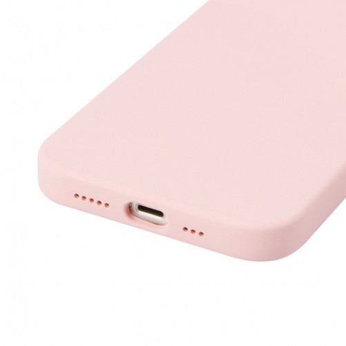 Coque en silicone iPhone 11 Pro intérieur en microfibres - Rose Pastel photo 4