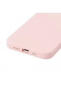 Coque en silicone iPhone 11 Pro intérieur en microfibres - Rose Pastel photo 4