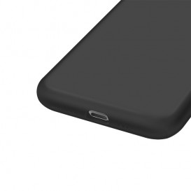 Housse silicone - Xiaomi 12T Pro avec intérieur microfibres - Noire photo 1