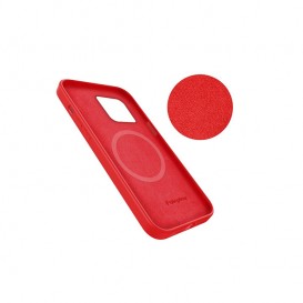 Housse silicone MagSafe iPhone 12 et 12 Pro - rouge photo 3