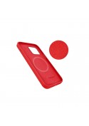 Housse silicone MagSafe iPhone 12 et 12 Pro - rouge photo 3