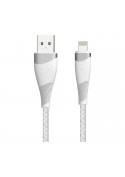 Câble USB C tressé Blanc - 1m photo 2