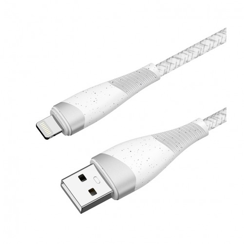 Câble USB C tressé Blanc - 1m photo 3