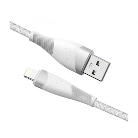 Câble USB C tressé Blanc - 1m photo 4