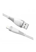 Câble USB C tressé Blanc - 1m photo 4