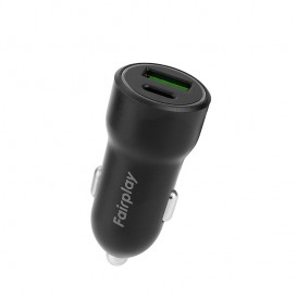 Chargeur allume-cigare (voiture) ports USB A et C photo 1