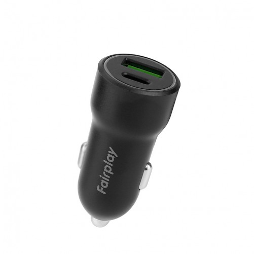 Chargeur allume-cigare (voiture) ports USB A et C photo 2