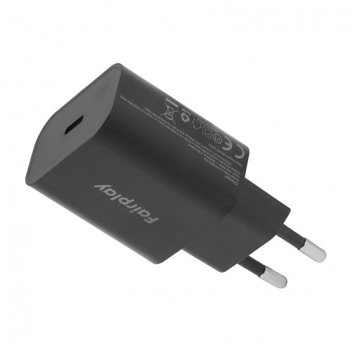 Chargeur secteur port USB-C Noir photo 2