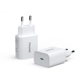 Chargeur secteur port USB-C Blanc photo 5