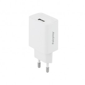 Chargeur secteur 12W - câble USB A (Blanc) photo 1