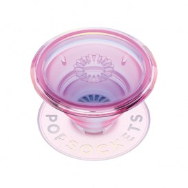 PopSockets Poignée téléphone - Pink Iridescent Translucent photo 1