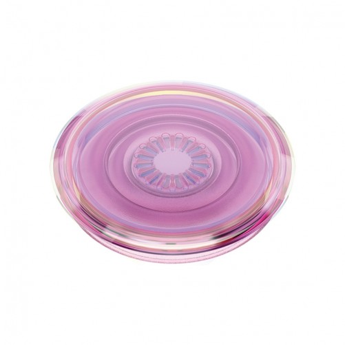 PopSockets Poignée téléphone - Pink Iridescent Translucent photo 2