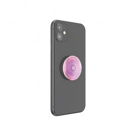 PopSockets Poignée téléphone - Pink Iridescent Translucent photo 4