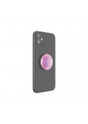 PopSockets Poignée téléphone - Pink Iridescent Translucent photo 4