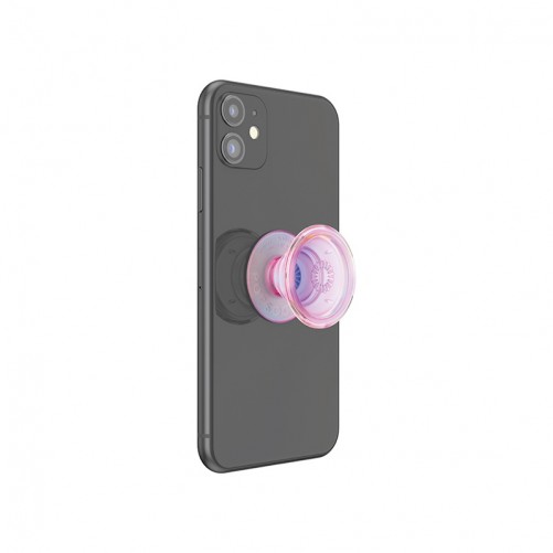 PopSockets Poignée téléphone - Pink Iridescent Translucent photo 5