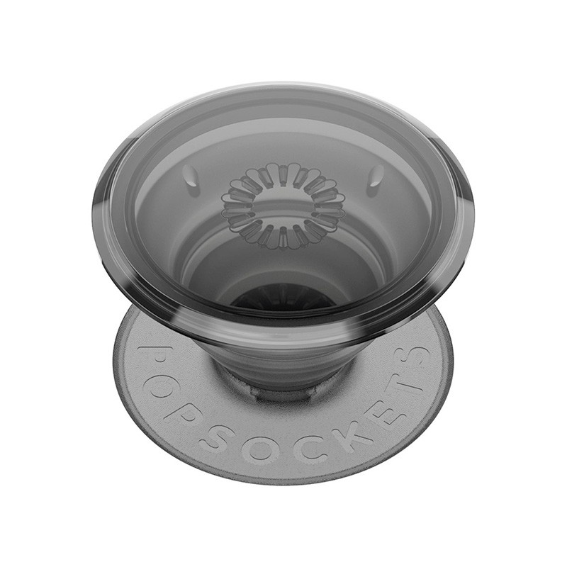 PopSockets Poignée téléphone - Translucent Black photo 1