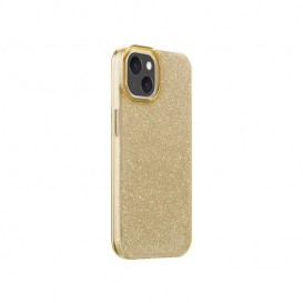 Coque strass iPhone 14 Plus - Or photo 1