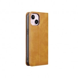 Etui portefeuille à clapet Galaxy A14 5G - Marron photo 1