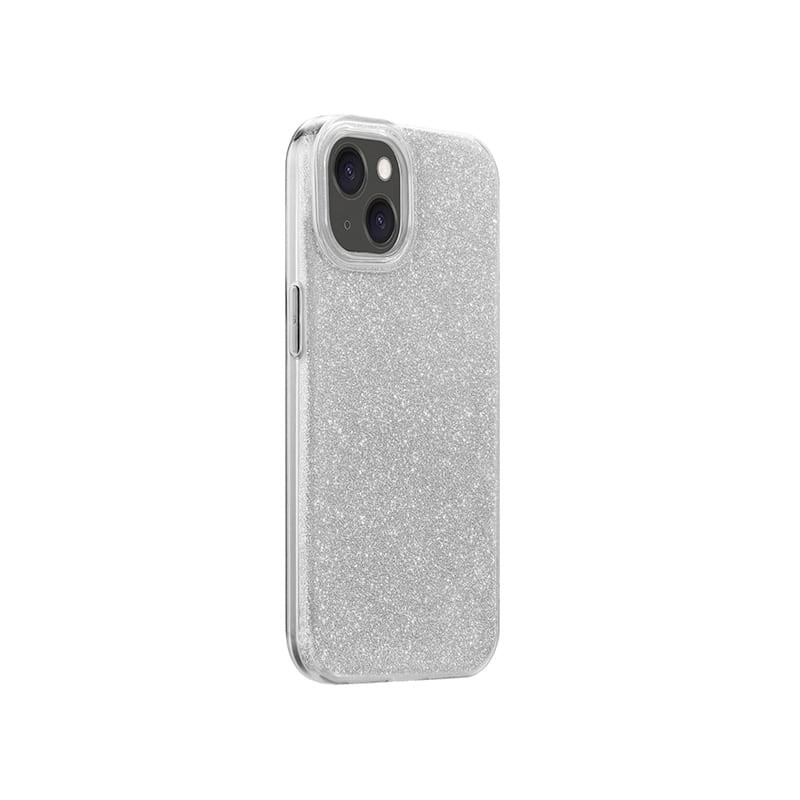 Coque strass iPhone 13 Pro, iPhone 14 Pro - Argent photo 1