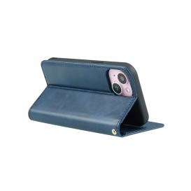 Etui portefeuille à clapet iPhone 7, 8, SE 2020, 2022, 2023 - Bleu photo 3