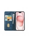 Etui portefeuille à clapet iPhone 7, 8, SE 2020, 2022, 2023 - Bleu photo 7