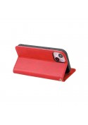 Etui portefeuille à clapet iPhone 7, 8, SE 2020, SE 2022, SE2023 - Rouge photo 3