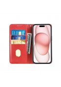 Etui portefeuille à clapet iPhone 7, 8, SE 2020, SE 2022, SE2023 - Rouge photo 7