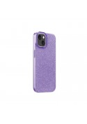 Coque strass iPhone X, iPhone XS - Violette photo 1