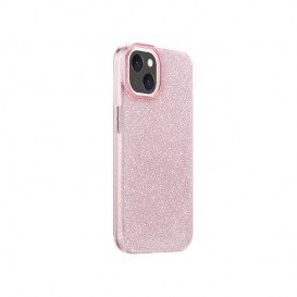 Coque strass iPhone X et iPhone XS - Rose photo 1