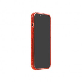 Coque strass iPhone X, iPhone XS - Rouge photo 1