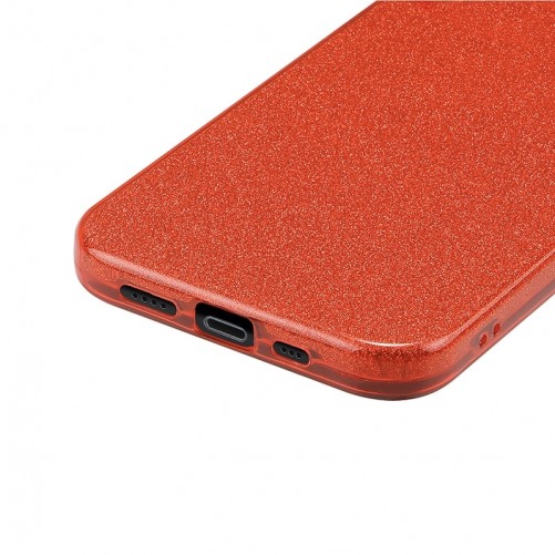 Coque strass iPhone X, iPhone XS - Rouge photo 3