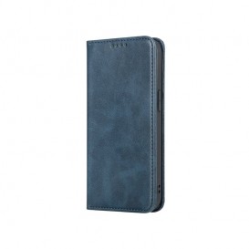 Etui portefeuille à clapet iPhone X, iPhone XS - Bleu photo 1