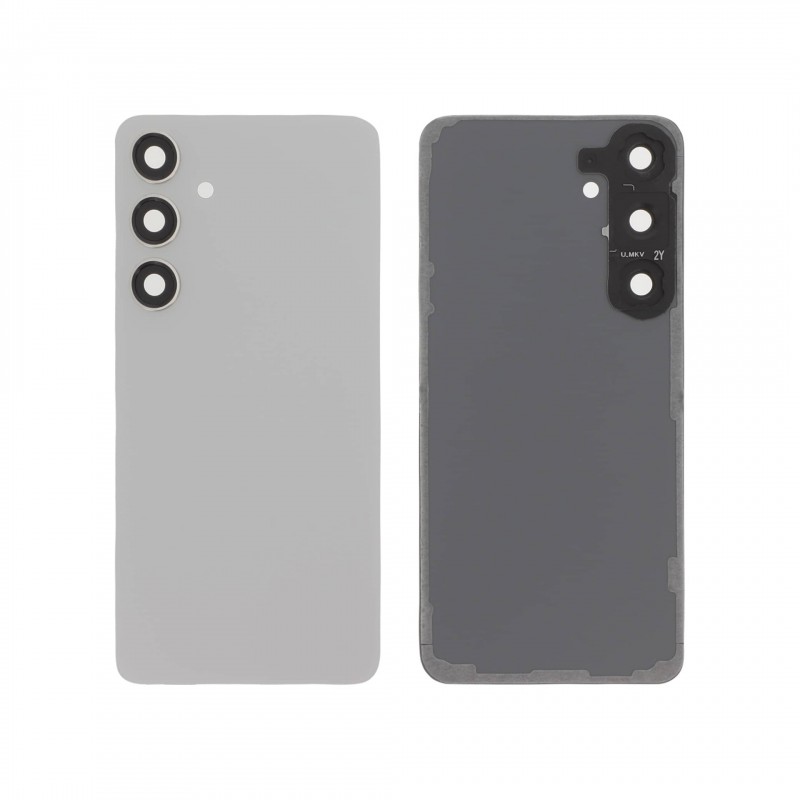 Vitre arrière (Compatible) Samsung Galaxy S24+ - Argent photo 1